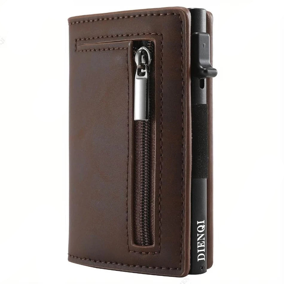 Magnetic RFID Pop-Up Card Holder Wallet